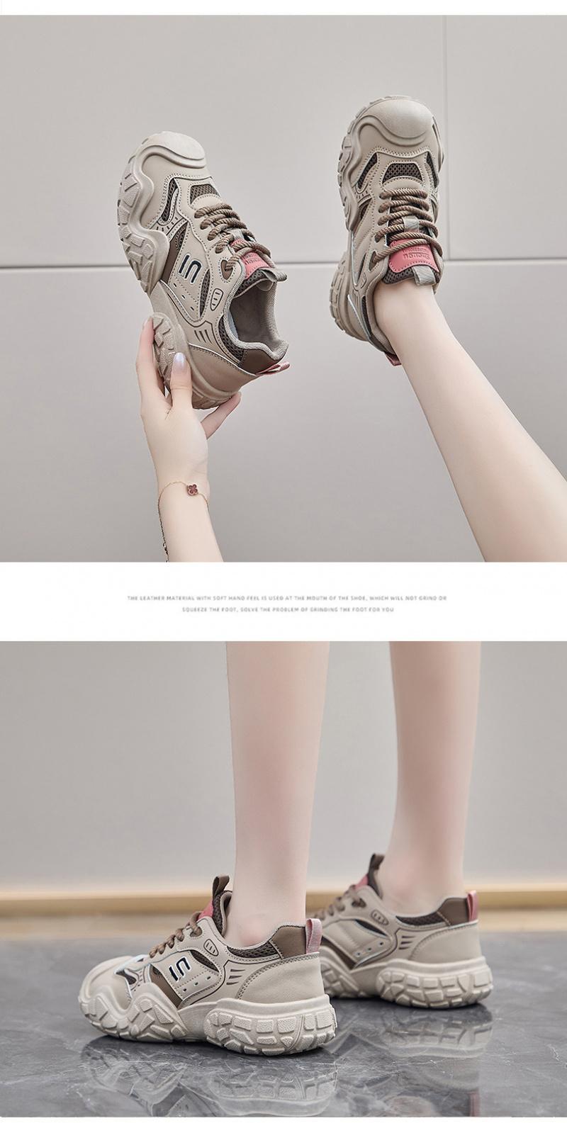 2026 women's running sneakers, shock-absorbing, lightweight, new autumn outdoor hiking shoes, non-slip, breathable dad shoes, unisex