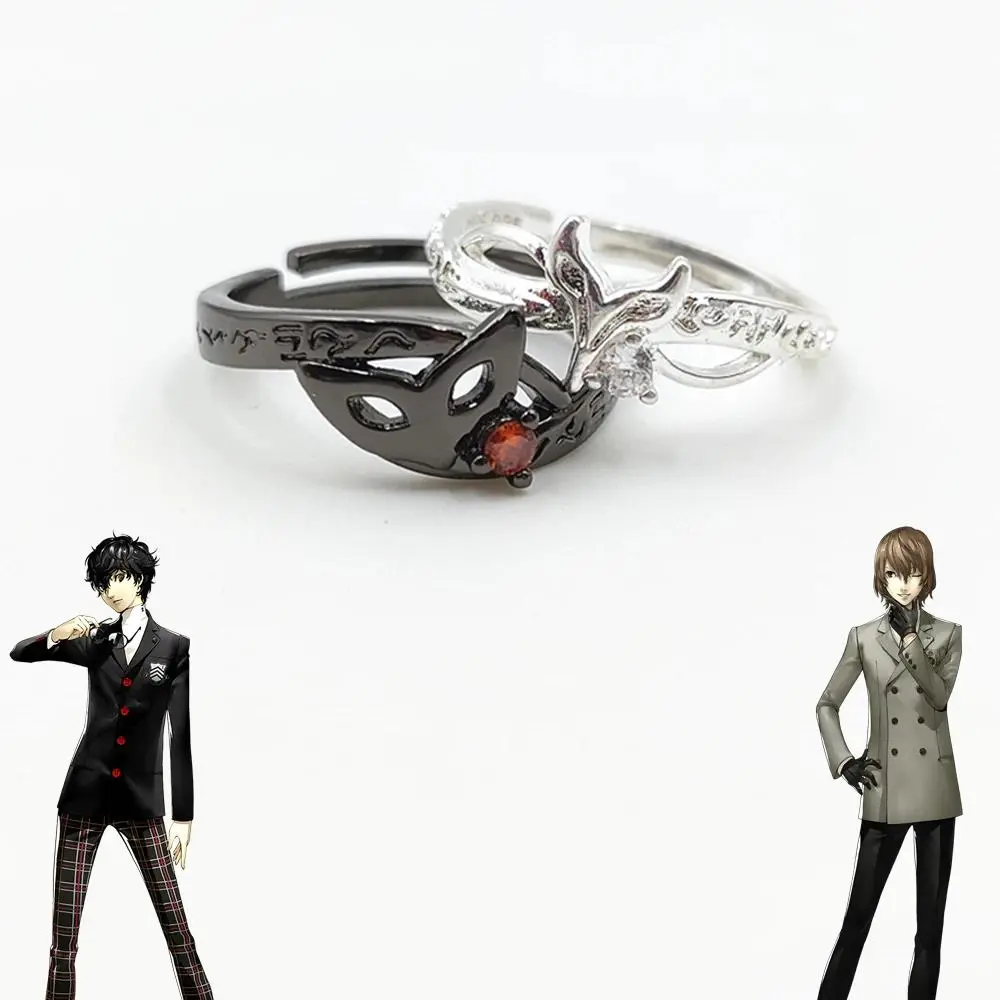 New Fashion Unisex Couple Game Ring Cosplay Adjustable Opening Couple Rings Jewelry Accessories Gifts