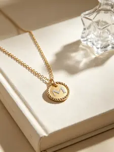 2026  Original New Trend Retro Design DYXL-02M Letter 10mm Necklace for Women Fashion High-Quality Jewelry Accessories Gift