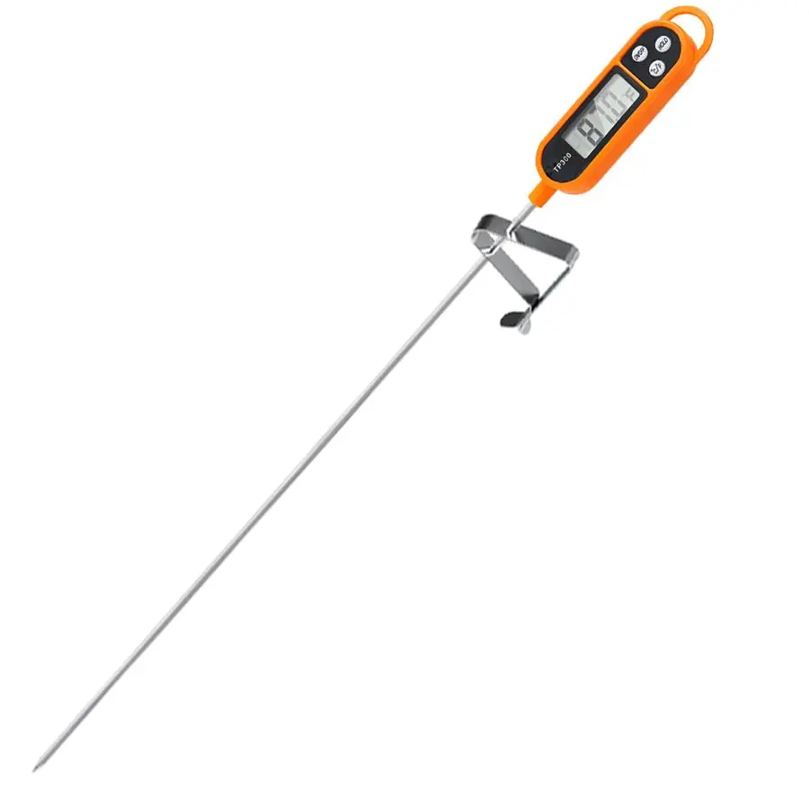 1/3pcs Candy Thermometer Digital  Read for Meat Kitchen Cooking  Oil Deep Fry BBQ Grill  (1, 14.4in)