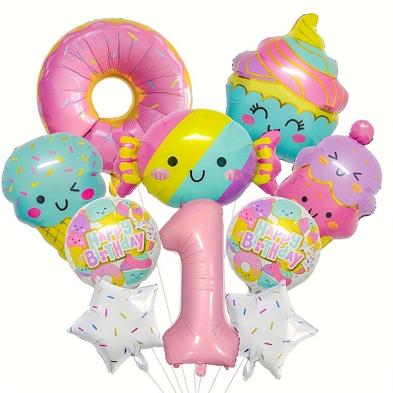 New Candy Ice Cream Balloon Set - Birthday Anniversary Scene Decoration Aluminum Foil Balloons, Christmas Decorations, Navidad Decoración