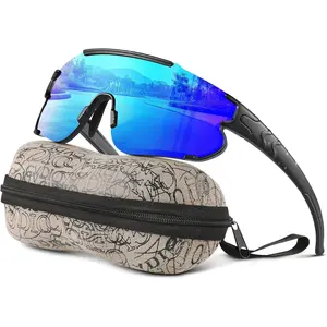 Kids Baseball Polarized Sunglasses: Sports Sunglasses for Boys Girls 3-12 Youth Sun Glasses for Cycling Running