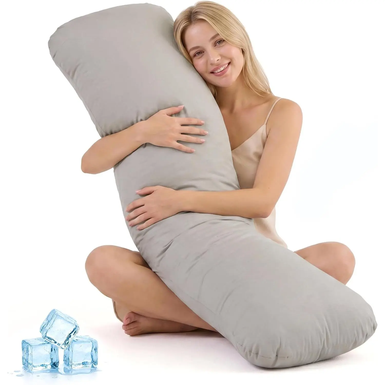 Weighted  Pillow 6.5lbs Cooling  Pillow (41" x 10")