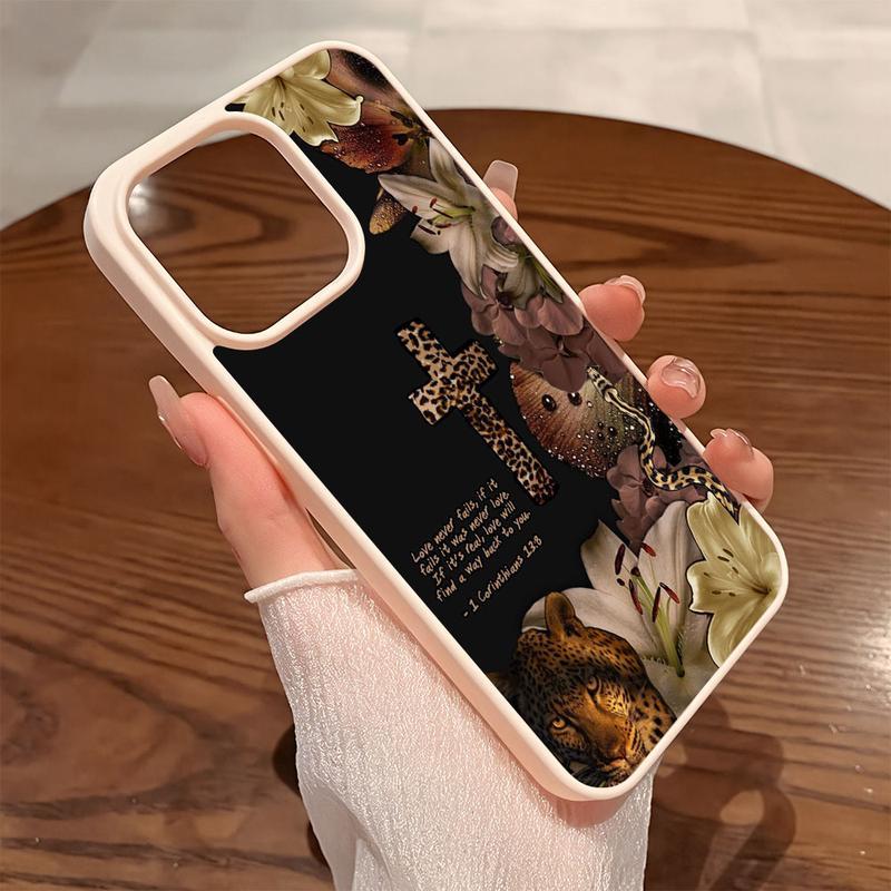 Leopard cross Pattern Premium Magnetic Phone Case for iPhone11/12/13/14/15/16/17 promax Air y2k cased MagSafe Ready, Anti-Fall Design |     Perfect for Everyday Use Cellphone Screen Protector Cover