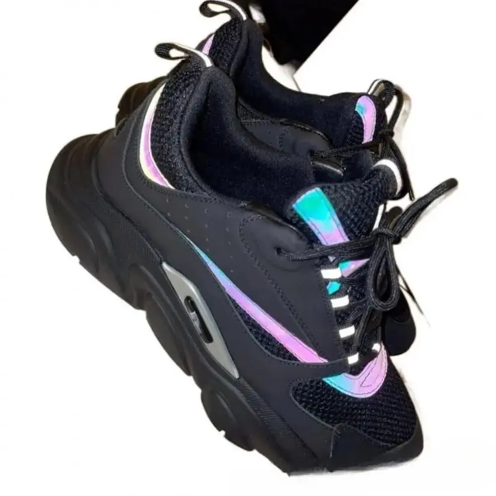 Sports casual thick-soled comfortable retro breathable height-increasing dad shoes for men and women