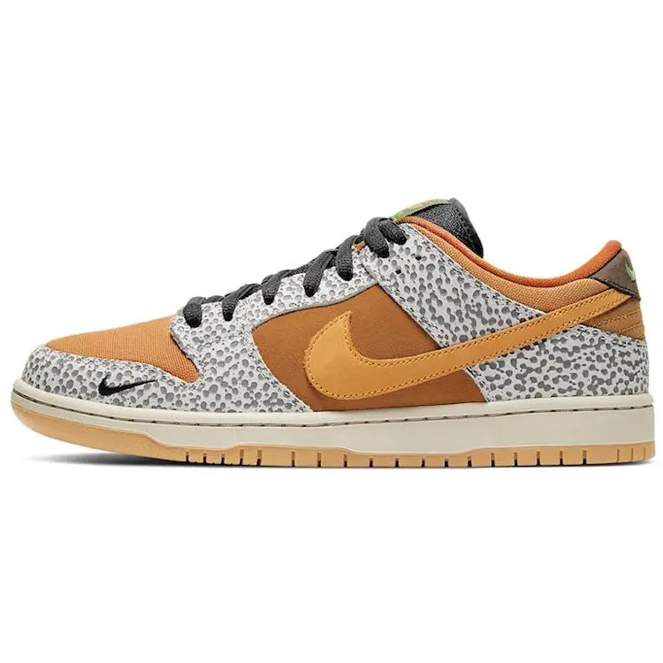 Nike Dunk SB Safari Low-Top Skate Shoes for Men and Women in Brown Verifiable, with credentials and supporting global authentication