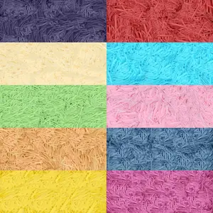 10Pack 200g Multicolored Raffia Paper Shreds Strands Grass Stuffer Shredded Crinkle Cut Confetti for Basket Filling Wrapping Wedding Party Supplies