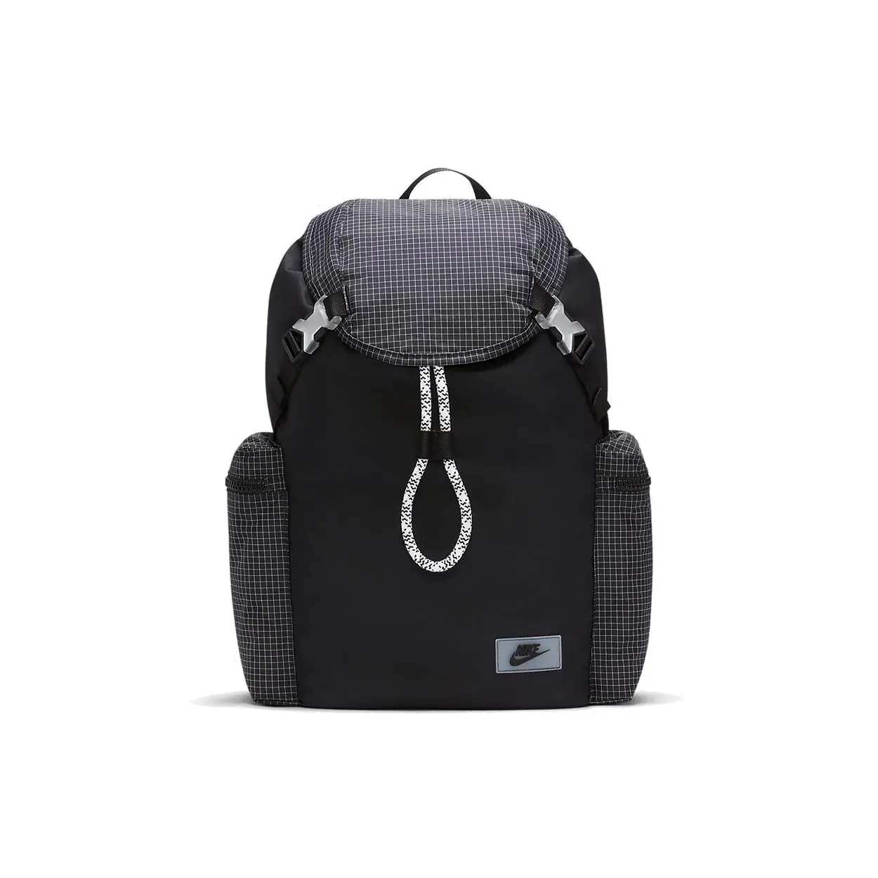 Nike Sportswear Heritage Polyester Backpack for Men and Women, Casual Style, Black