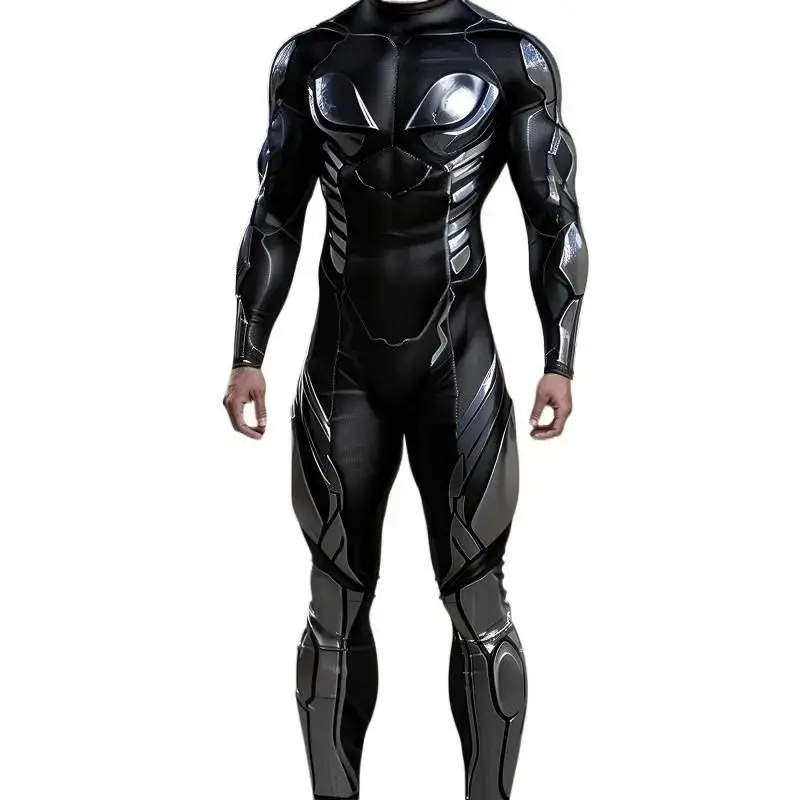 2025 Halloween Men's 3D Print Bodysuit Cosplay Costume Beige Black Plain Fit Elegant Groomsmen Tuxedo Set Women's Round Neck T-Shirt Shorts Camo Crewneck Hoodie and Sweatpant Set Pajama with Lettuce Trim Sleeve Compression Turtleneck