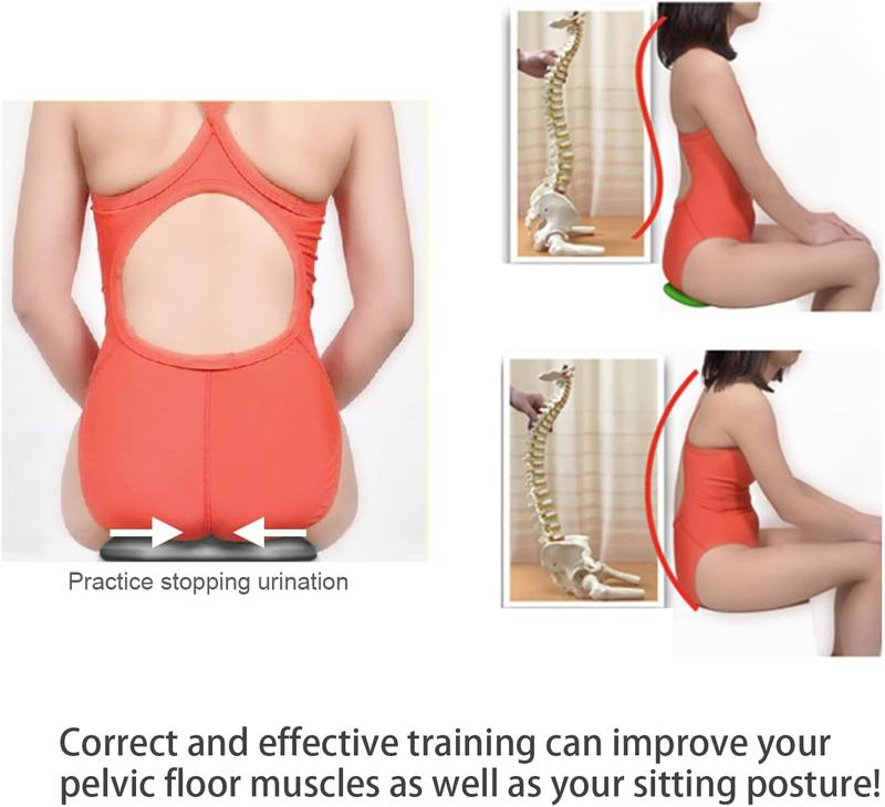 Electric PC Muscle Trainer, Cushion Type Kegel Trainer, Massage Pelvic Floor Muscles Men'S Automatic Fitness Intelligent Device