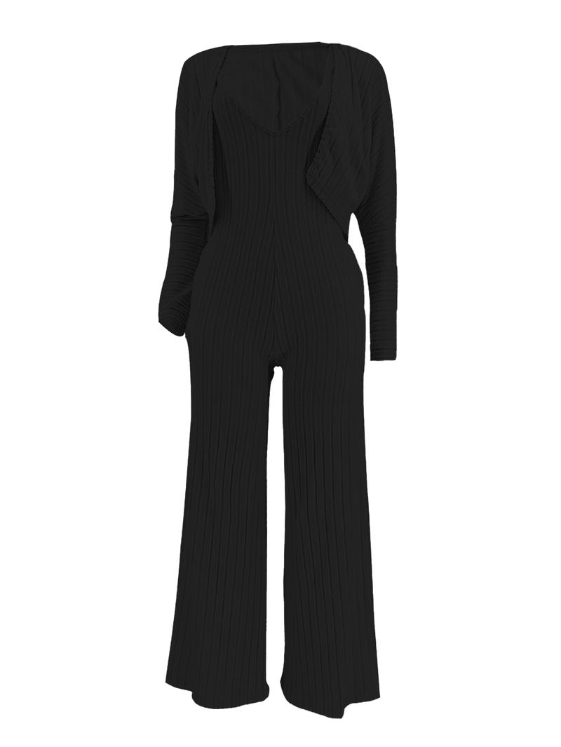 Women's Jumpsuit & Coat, Slim-fitting Sexy Casual Fashion Jumpsuit & Coat, Perfect for Spring & Fall