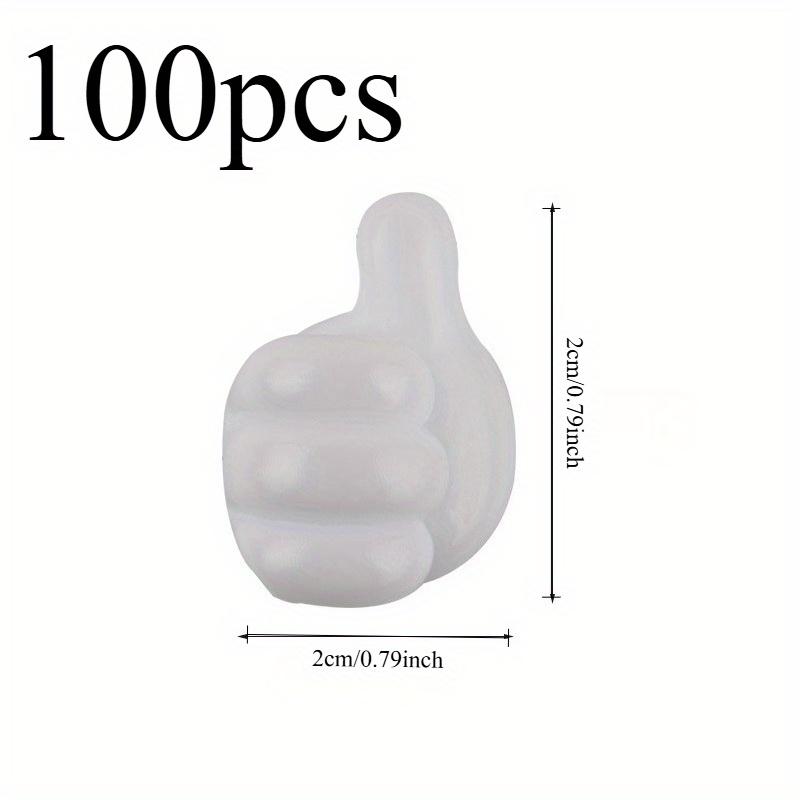 Multifunctional Thumb Hook Organizer - Cute joyful Face & Thumbs Up Design Wall-Mounted Cable & Accessory Holder with Colorful Hooks for Bathroom, Kitchen, Desk - Durable Plastic Cord Organizer (No Screws/Easy Installation) - Space-Saving Storage Solution