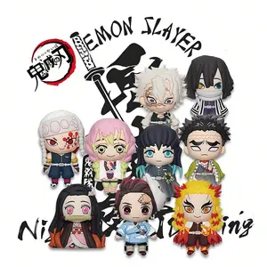 1/6PC Demon Slayer Officially Licensed Series 2 Mystery Blind Bag Clip Random One Tanjiro Nezuko Gifts for Fans Family and Friends for Birthday Holiday