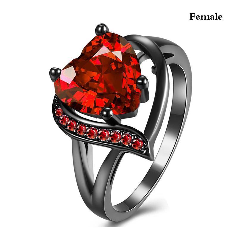 Aesthetic Couple Rings Romantic Women Heart Blue Rhinestones Zircon Ring, Men Stainless Steel Celtic Dragon Ring Wedding Jewelry Gift Fit Daily Wear Aesthetic Couple Rings Romantic Women Heart Blue Rhinestones Zircon Ring, Men Stainless Steel Celtic Dragon Ring Wedding Jewelry Gift Fit Daily Wear