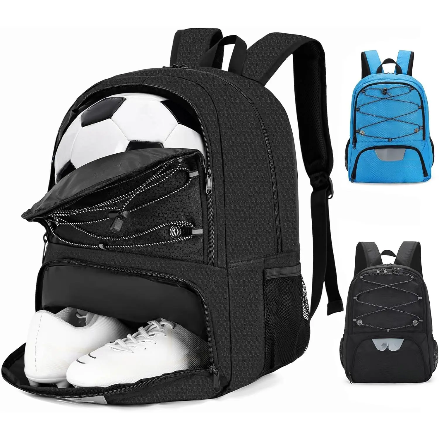 Youth Soccer Bag-Soccer Backpack&Backpack  Football Basketball,with Ball Compartment Separate Cleat Package New model