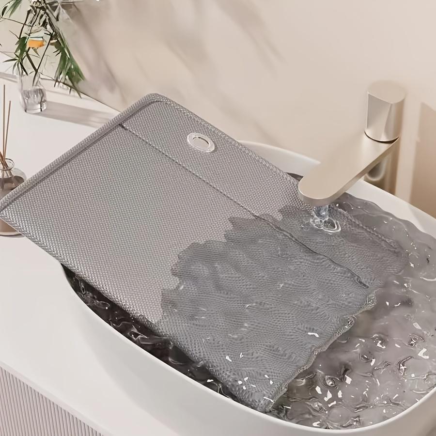 Multifunctional Wall-Mounted Storage Box with Multiple Pockets, Window and Hooks, Perfect for Office, Closet, and Bathroom Use, Desk Organizer Tidy, Multi Grids Organizer, Work Organizer