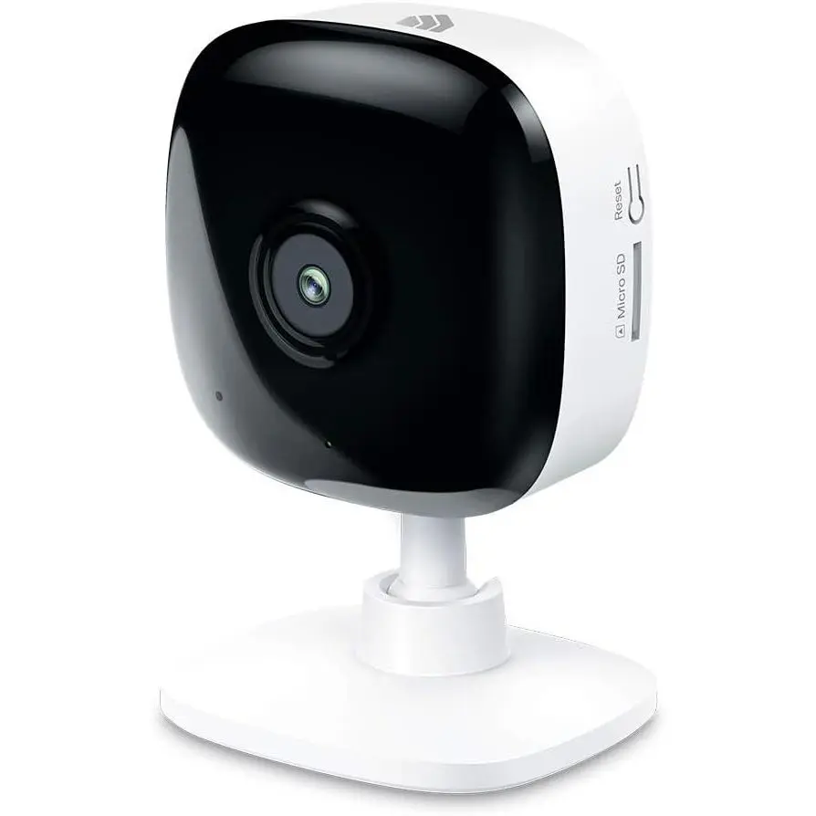 Kasa 1080p Indoor Wired Security Camera - Works as a Baby Monitor & Pet Camera, Motion Detection & Tracking, 2-Way Audio, Night Vision, Subscription-Free Local Storage or Optional Cloud, EC60