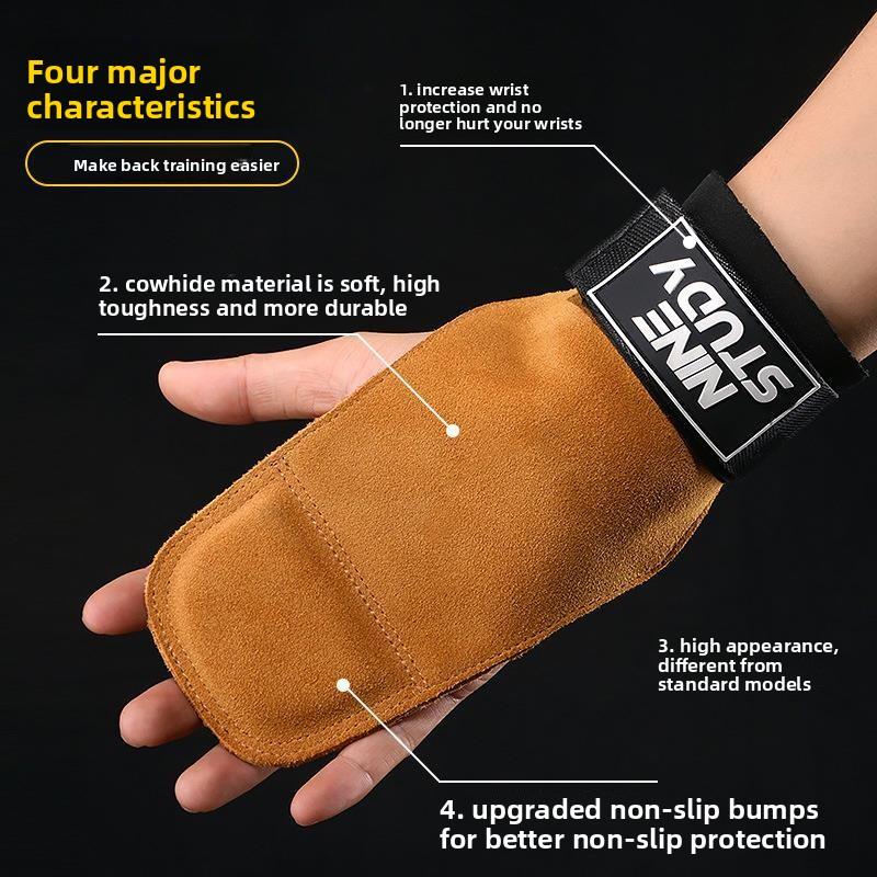 Weight Lifting Wrist Support Straps, Deadlift & Pull Up Assistance Grips, Wrist Wraps for Bench Press, Back Training & Grip Enhancement