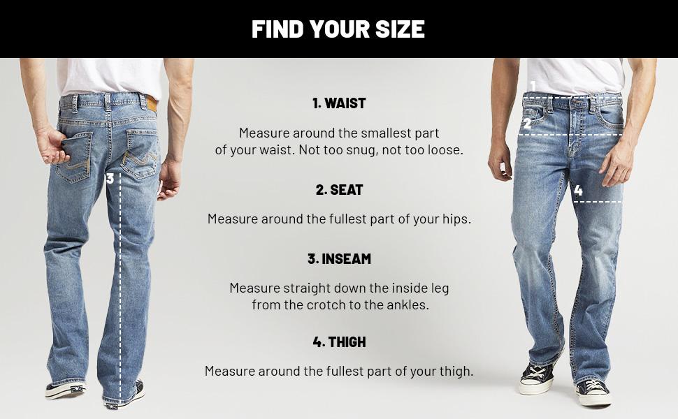 Mens Craig Easy Fit Bootcut Jeans