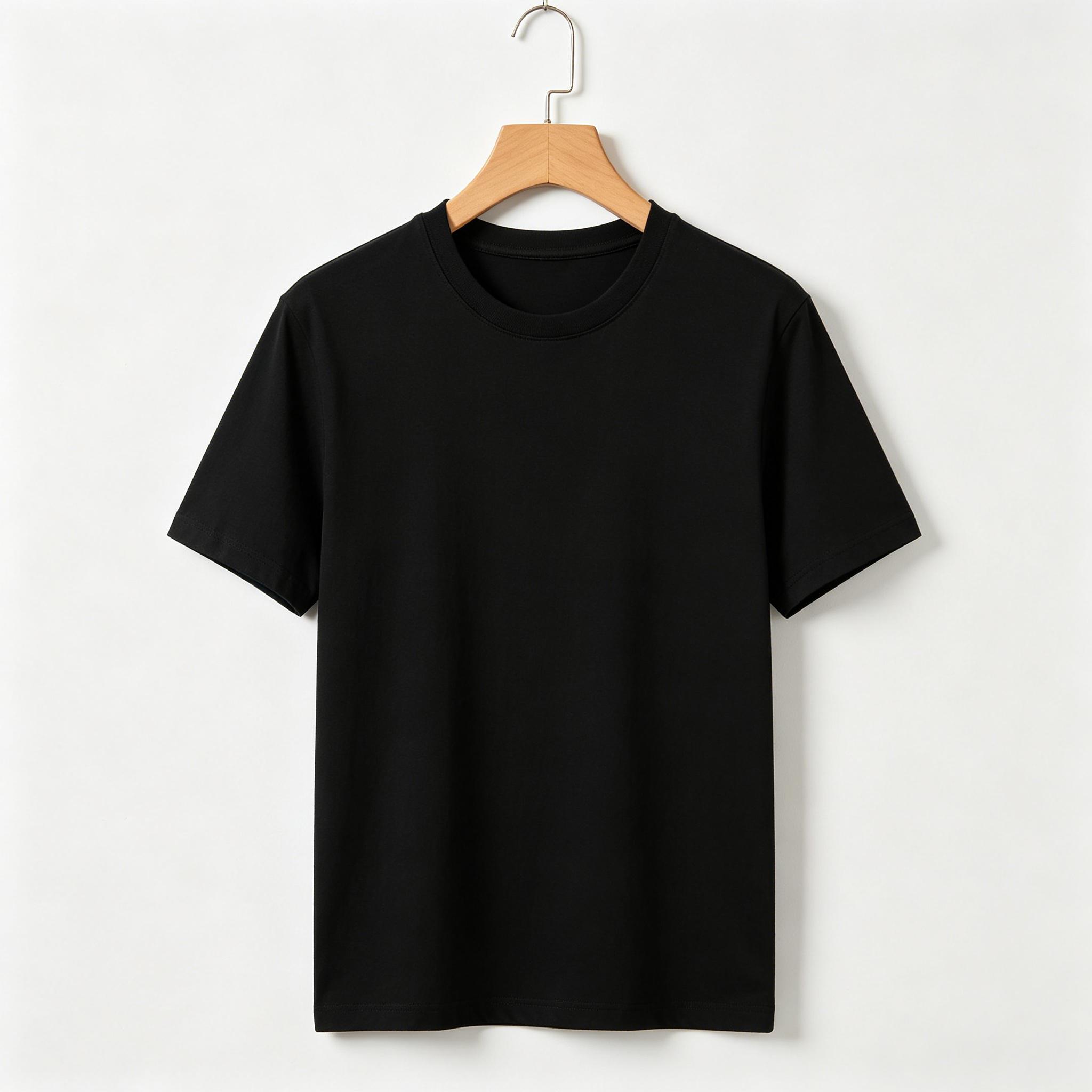 MeJend Printed Tshirt for Men, 250gsm Heavyweight Fabric, Cotton Short-Sleeve, Unique Graphic tee unisex casual heavyweight classic shirt Streetwear Top Black White Crewneck Breathable