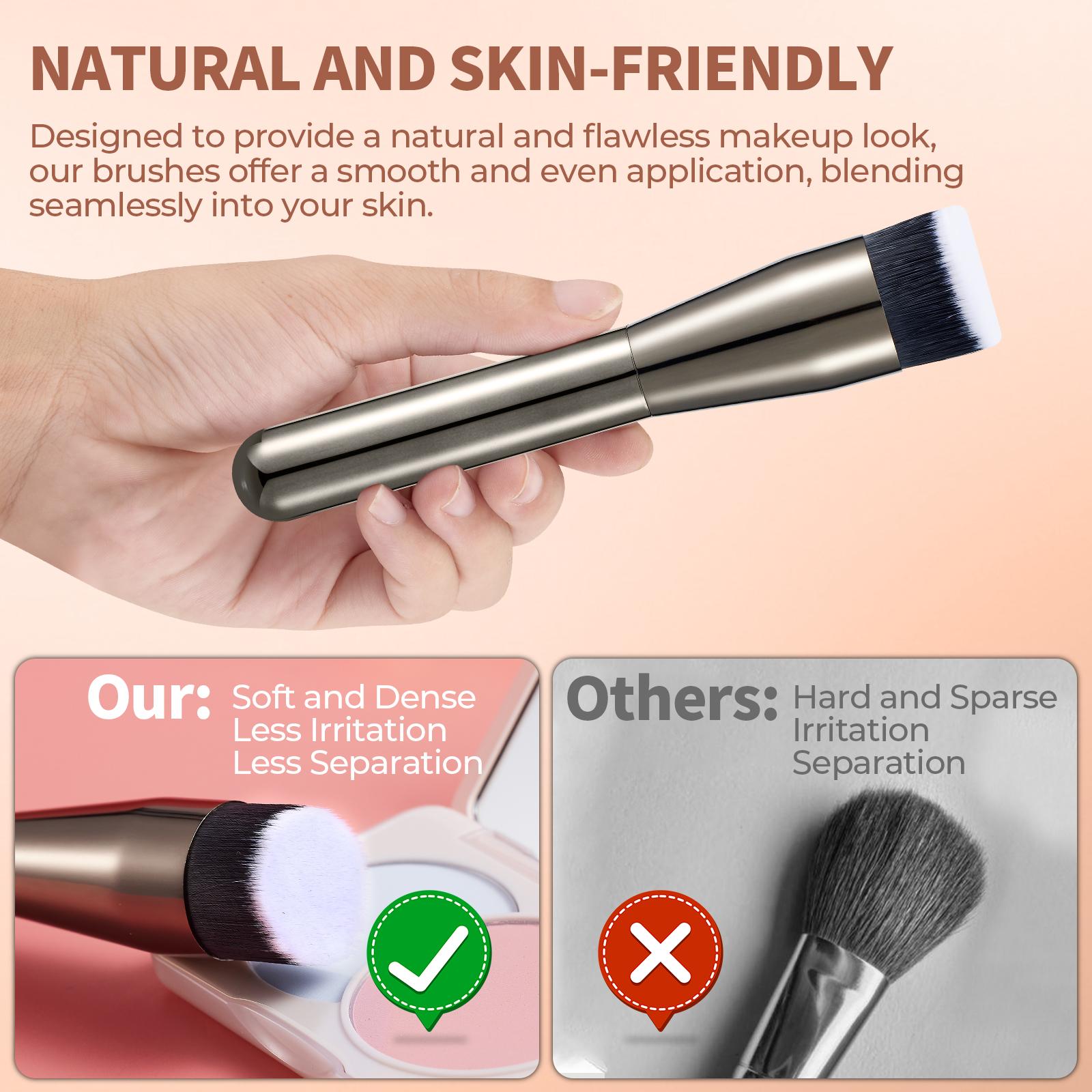 1Counts/Face Makeup Brush with Soft Bristles,Soft Makeup Brushes,Kabuki Brush,Eye Brushes,Professional Makeup Products for Women&Girls multifunctional cosmetic Gold Gray cute room stuff kabuki brushes stippling brush Angled Multi-Purpose Makeup Brush 1Counts/Face Makeup Brush with Soft Bristles,Soft Makeup Brushes,Kabuki Brush,Eye Brushes,Professional Makeup Products for Women&Girls multifunctional cosmetic Gold Gray cute room stuff kabuki brushes stippling brush Angled Multi-Purpose Makeup Brush