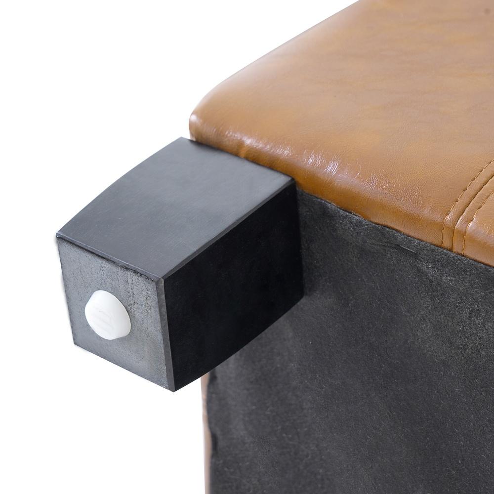 Ottoman Bench with Storage, White Boucle Surface, Rubber Wood Legs, 300 lbs Capacity Ottoman Bench with Storage, White Boucle Surface, Rubber Wood Legs, 300 lbs Capacity