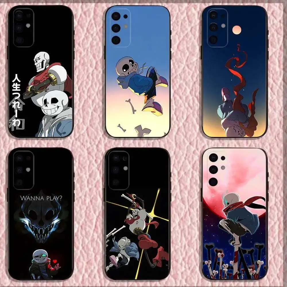U-Undertale Sans Game Phone Case For iPhone 11-17 Pro Max/Plus & Samsung Galaxy S23-S25 TPU Cover