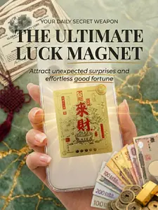 Money Attraction Lucky Five Wealth Gods Sticker Card - Phone,Wallet,Computer,table Sticker card,Eastern Feng Shui Amulet for Positive Energy & Good Vibes Custom Holographic Cards attract Dollars friendship card protection,Father 's Day Parent gifts,