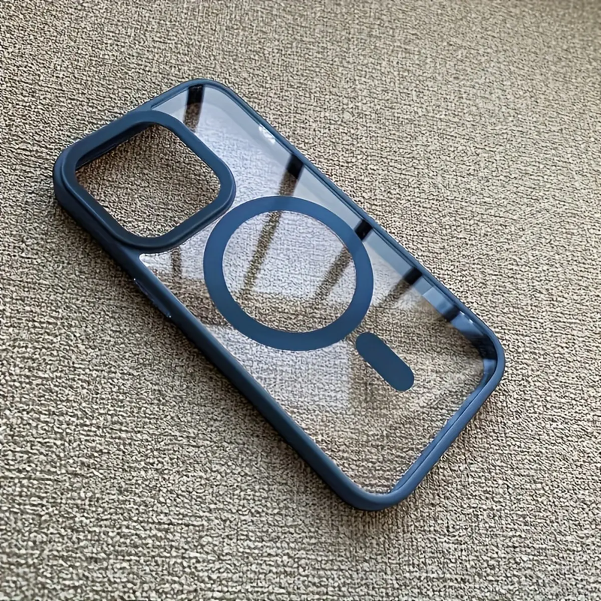 Premium New Design Clear Phone Case, Magnetic Protective Case for iPhone 17, 16, 15, 14, 13, 12, 11 Pro Max, Plus, X, Xs Max, Xr, 8, and 7 Plus, Featuring Wireless Charging Capability.