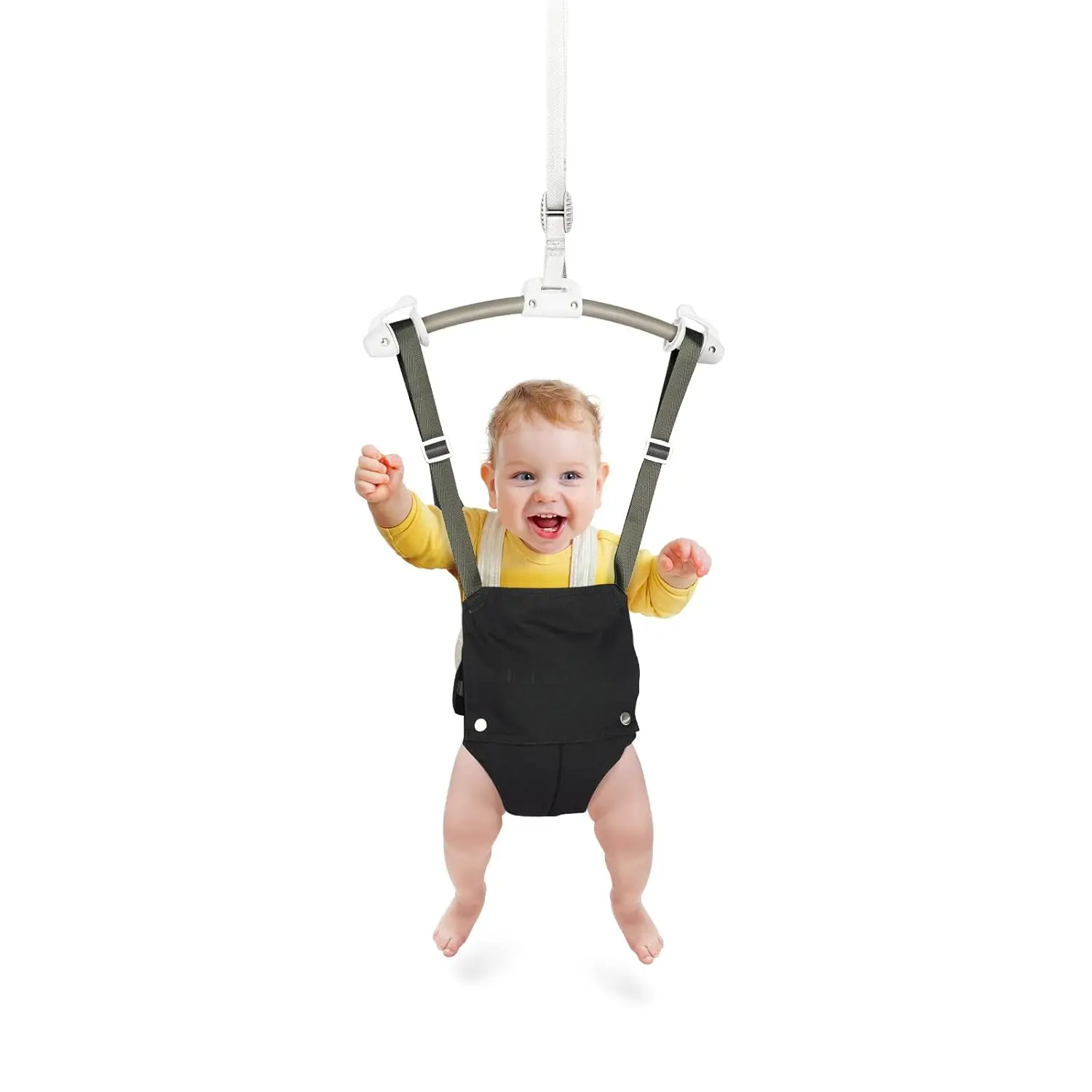 Baby Doorway Jumpers, Sturdy Johnny Jumper Adjustable 10.8"-23.6" Strap, Soft Baby Johnny Bouncer w/Seat Bag, Protable Doorway Jumper and Boucer  Baby, Ideal Gift  Infant