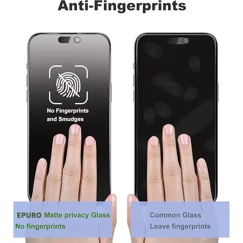 2+2 Bundle] Includes 2 privacy screen protectors and 2 lens protectors Compatible with iPhone 17/16/15/14/13/12/11 Pro Max, 17 Air, 16/15, and 14 Plus Made from anti-glare tempered glass with 9H hardness for scratch resistance and durability