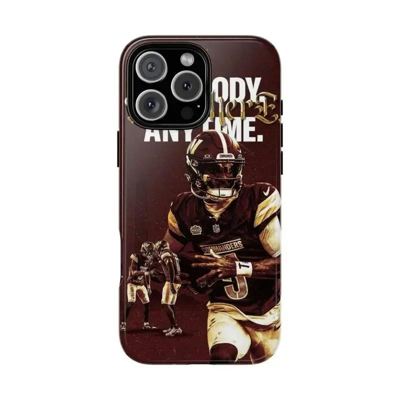 Jayden Theme Football Phone Case - Durable Protect Cover for Various iPhones 12 13 14 15 16 17, Mobile Phone Accessories for Football Fans, Holiday Gift for Close Friends