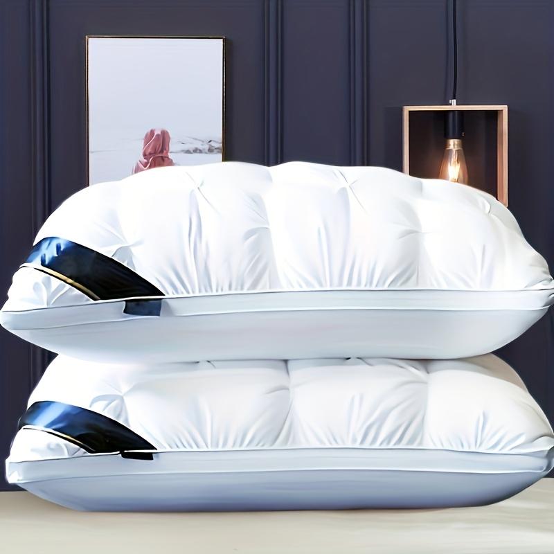 Luxury 5-Star Hotel High-Quality Pillow • Designed for Deep Sleep • Durable High Pillow Core for All Seasons • Hypoallergenic Polyester Cover • Machine Washable • Perfect for Bedrooms, RVs & More