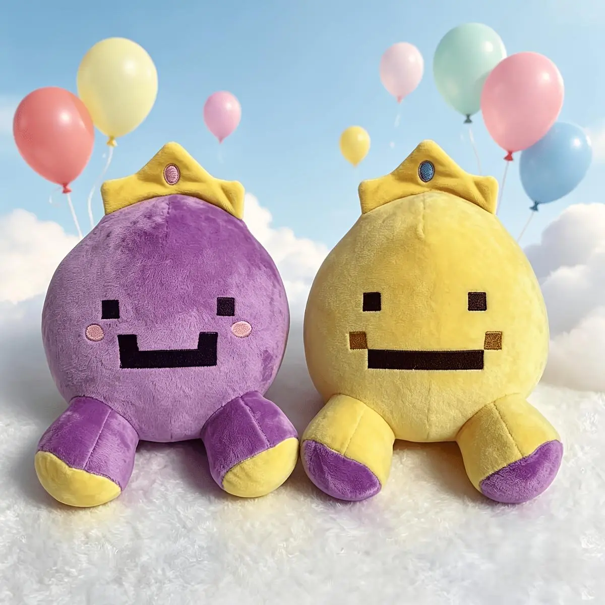 Wemmbu and Zam Plush Toys - Cute Cartoon Style, Adorable Design, Fluffy Fabric Stuffed Animals, Soft Home Kids' Bedroom Decor, Festive Gift for Video Game Fans, Cute Cartoon Style Stuffed Toys, Adorable Design Stuffed Toys