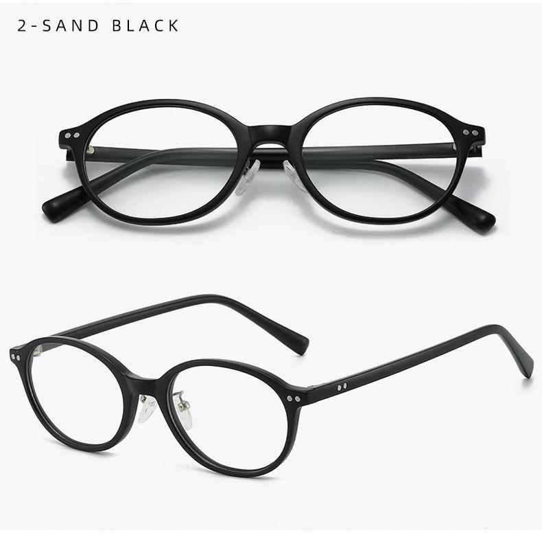 2026 New Oval Glasses Frame TR90 Anti Blue Light GlassesLeopard Small Size Korean Styles Ins Fashion Eyeglasses Frames