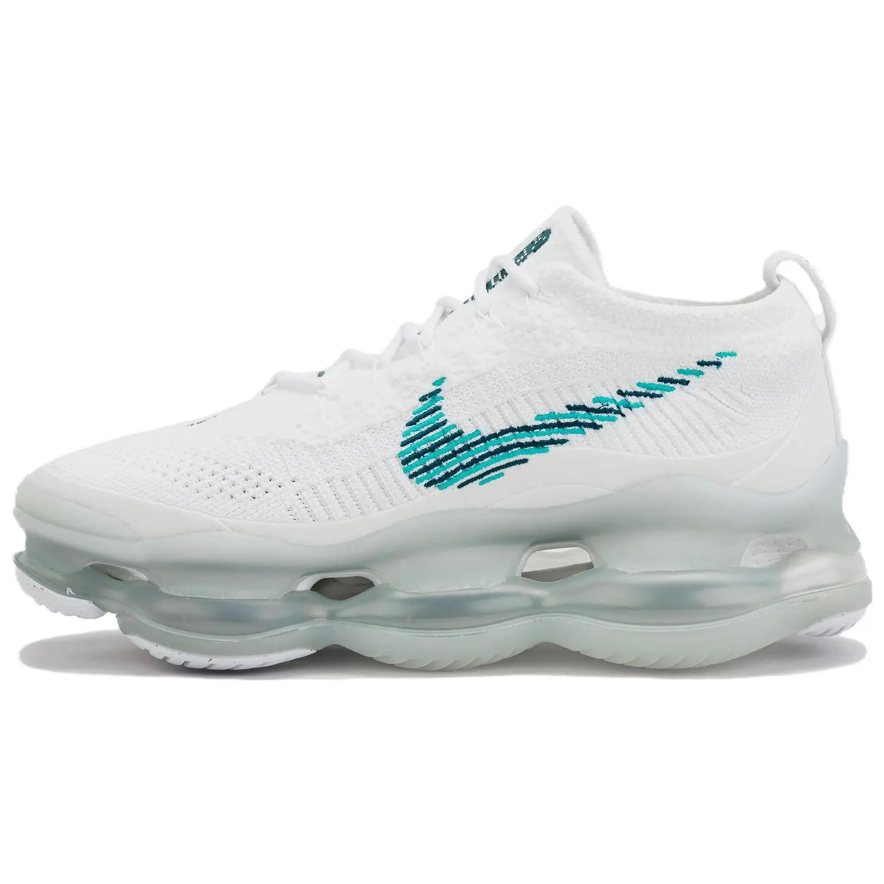 Nike Air Max Scorpion Retro Casual Running Shoes for Men and Women – Comfortable, Cushioned, Breathable, Low-Top, Rubber Sole, White Verifiable, with credentials and supporting global authentication