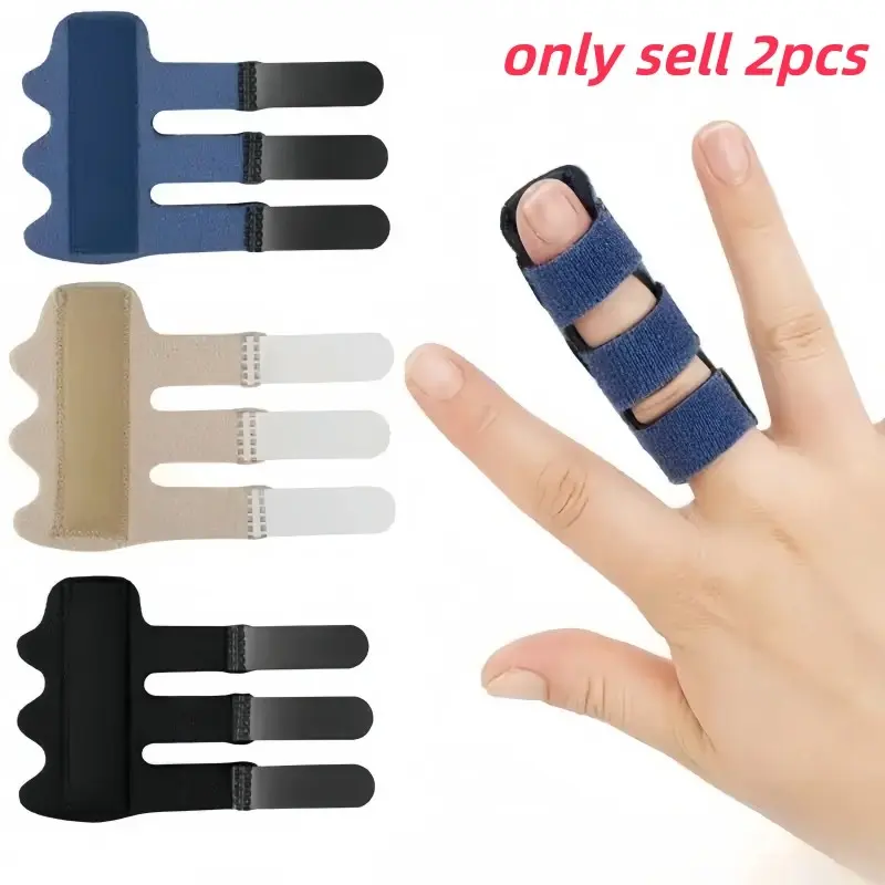 Adjustable Fit Finger Joint Stabilizer, Hand Movement Support Brace, Medical Grade Design, Ideal for Sports & Daily Activities