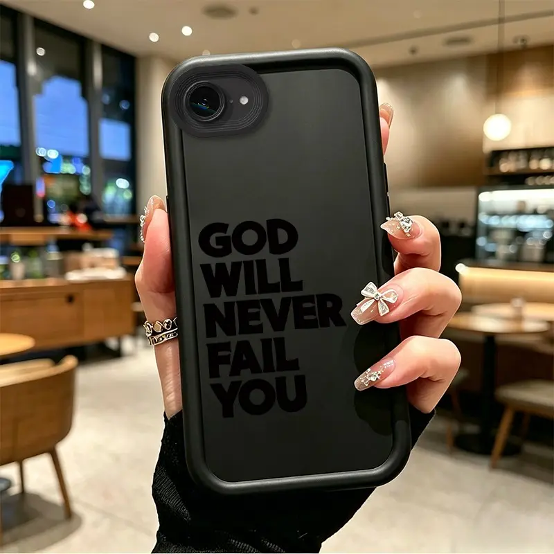 Phone case for iphone 16E 17E TPU Shockproof Enhanced Peotection God Will Never Fail You soft silicone Celestial Eye Layered Phone Case BOJTN0FX
