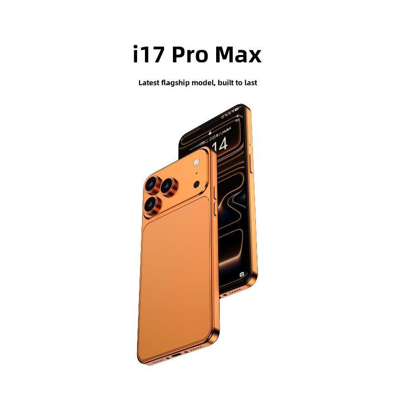 2026 New Android15 I17 PRO MAX Smartphone: 7.3-Inch Display, 12GB RAM + 512GB ROM, Dual Rear 108MP + 78MP Cameras, 8000mAh Long-Lasting Battery with Fast Charging, Unlocked 5G, Facial Recognition Unlock & OTG Function