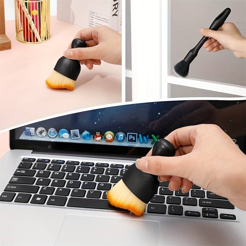 4 Counts Set Car Detailing Products,Soft Professional Portable Brush for Car Interior Cleaning & Dust Removal, Car Valeting Kit,Car Interior Cleaning Brush Set, Cleaning Supplies,Automotive.