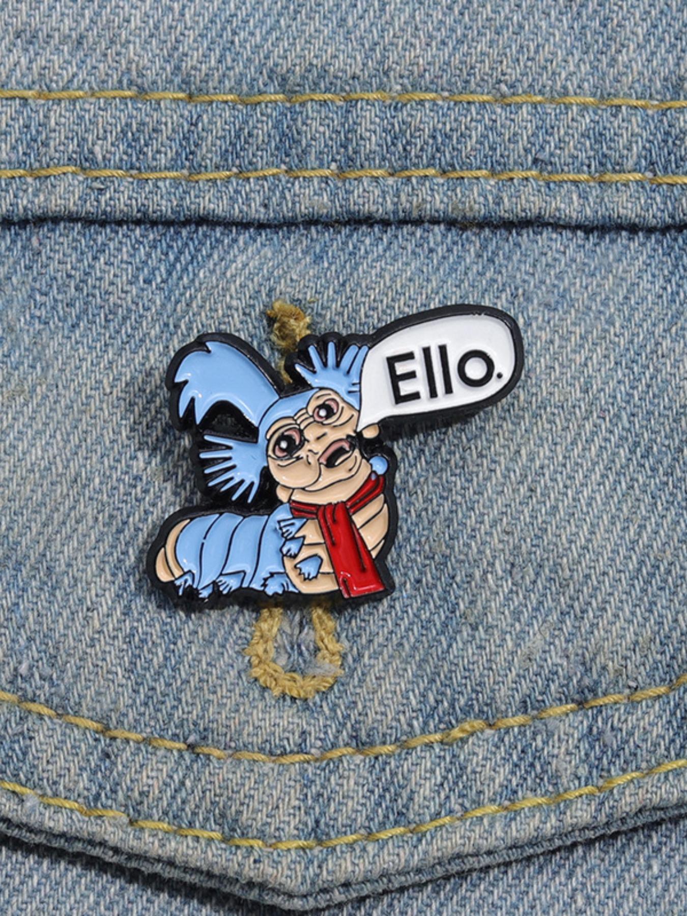 Cartoon Monster Design Brooch, Cute Cartoon Badge for Daily Clothing Decor, Trendy All-match & Exquisite Brooch for Birthday Gift, Fashion Accessory