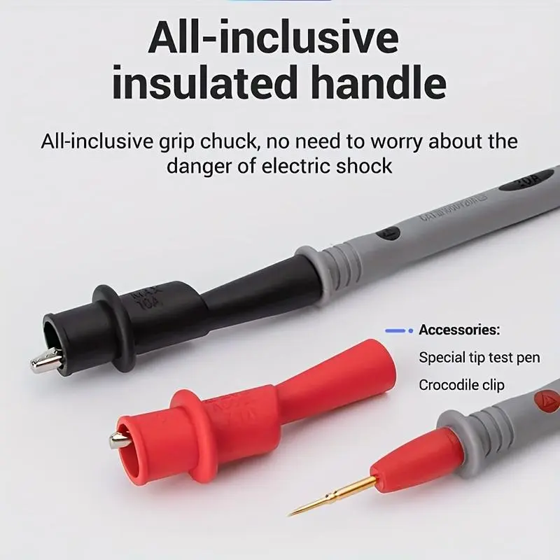 1 Pair crocodile clip universal accessory, multimeter pen universal crocodile clip, watch pen universal crocodile clip crocodile test clip