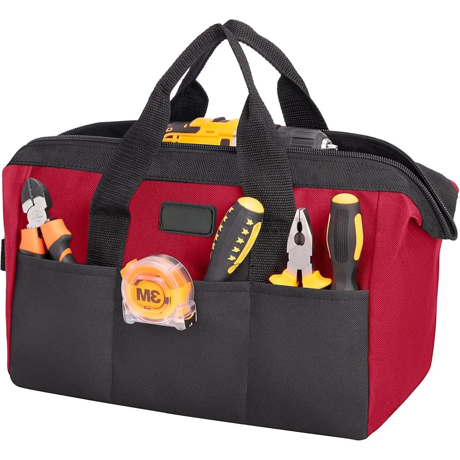 Heavy Duty Tool Bag Organizer, Small Tool Box with  Handle