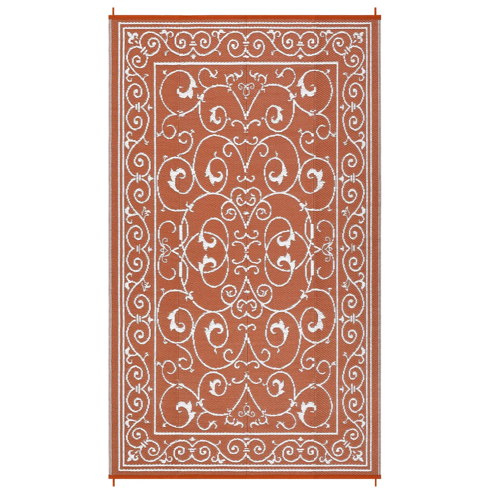 GAOMON Reversible Outdoor Area Rug – Waterproof & UV Resistant Plastic Carpet – Modern Gray Design – Easy to Clean – 9x18ft – USA Specification