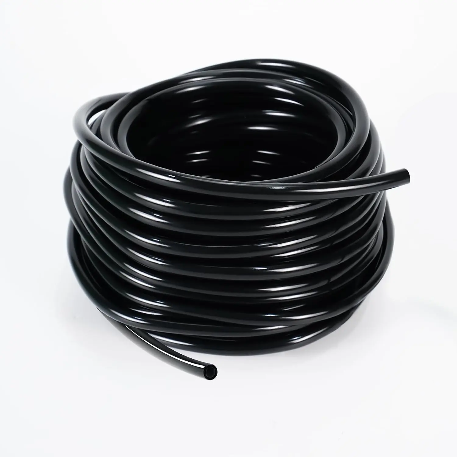 1/4 Inch Irrigation Tubing, 50ft Flexible Drip Tubing Roll, Black | Easy Installation, Flexible Layout, Reliable Outdoor Use, For Garden Beds, Greenhouses & Irrigation Systems