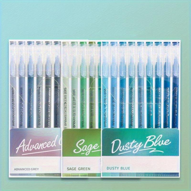 45 Morandi colour gel pens Neutral pens Coloured gel pens Large capacity drawing Non repetitive DIY student writing Correction marking Drawing gel pens