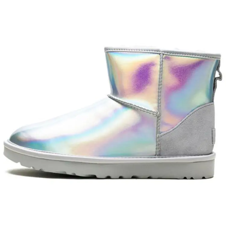UGG Wmns Classic Mini Boot 'Glacier Grey Iridescent' 1153532-GCGR