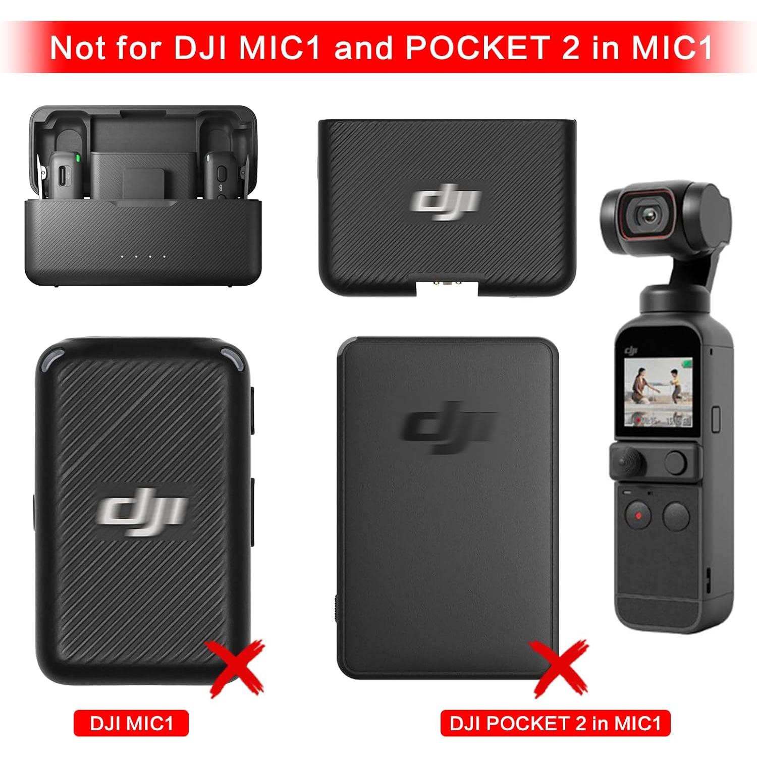 2 Pack Microphone Windscreen Compatible with  MIC 2/  POCKET 3 Microphone Furry Wind Muff (Not for  Mic 1)