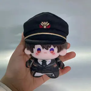 New 10cm Love And Deep Caleb Cotton Doll Kawaii Anime Game Peripheral Decorative Backpack Pendant Cute Fans Birthday Gift Toys