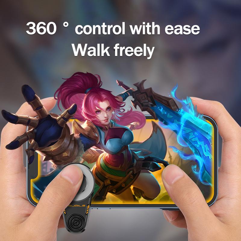 X1 Universal Mobile Phone 360 Degrees External  for Game Walking Moving for Android IOS PUBG ABS Gaming handheld console